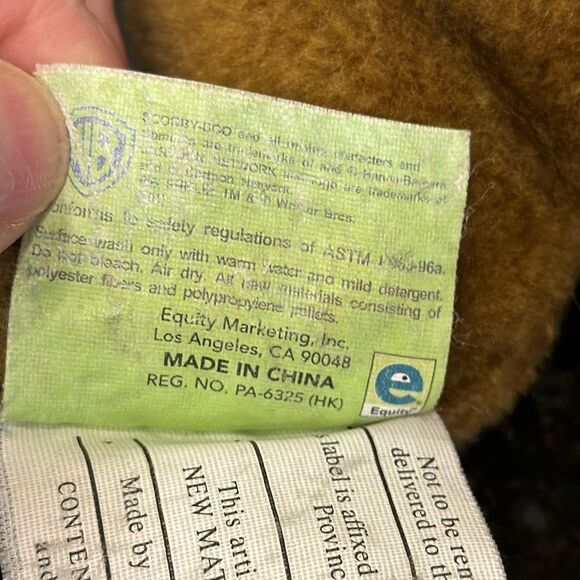 Cartoon Network -Warner Brothers Stuffed Plush Scooby Doo Shaggy’s Dog Pal - Picture 10 of 10